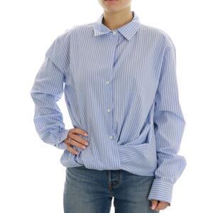 CAMICIA A RIGHE VICOLO AZZURRO